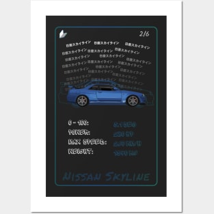 Nissan Skyline Posters and Art